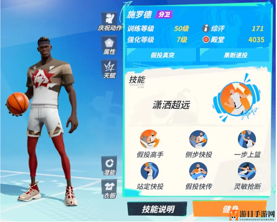 《全明星街球派对》施罗德技能介绍一览