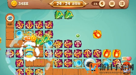 《保卫萝卜3》码头第18关通关攻略