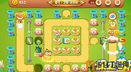 《保卫萝卜3》游乐场第59关通关攻略