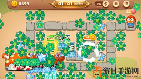 《保卫萝卜3》市场版第25关通关攻略