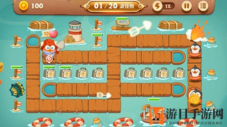 《保卫萝卜3》码头第17关通关攻略