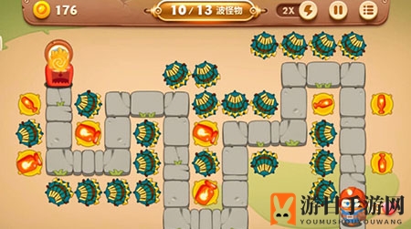 《保卫萝卜3》集市第54关通关攻略