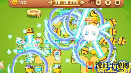 《保卫萝卜3》游乐场第43关通关攻略