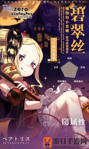 《从零开始的异世界生活-INFINITY》碧翠丝嘴馋的小恶魔立绘
