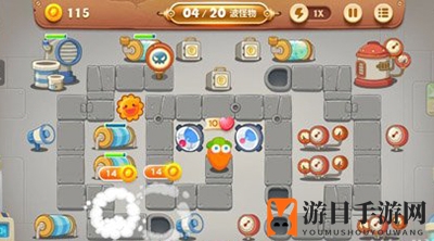 《保卫萝卜3》工厂第14关通关攻略