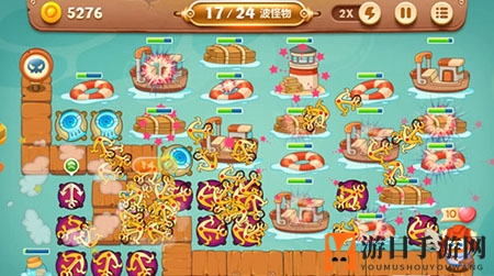 《保卫萝卜3》码头第18关通关攻略