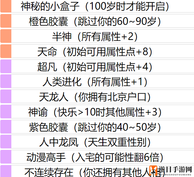 《人生重开模拟器》快乐作用一览