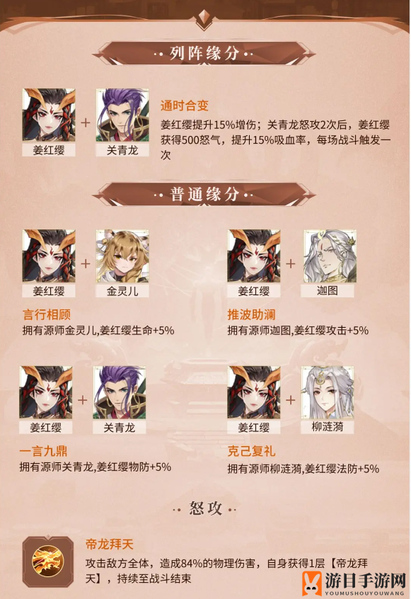 《元尊》姜红缨技能详解图集