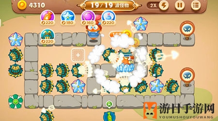 《保卫萝卜3》集市第21关通关攻略