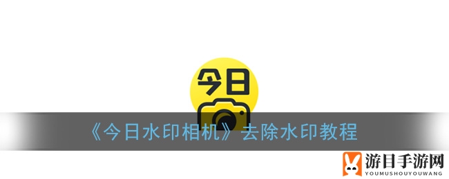《今日水印相机》去除水印攻略