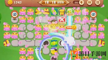 《保卫萝卜3》公园第54关通关攻略