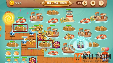 《保卫萝卜3》码头第18关通关攻略