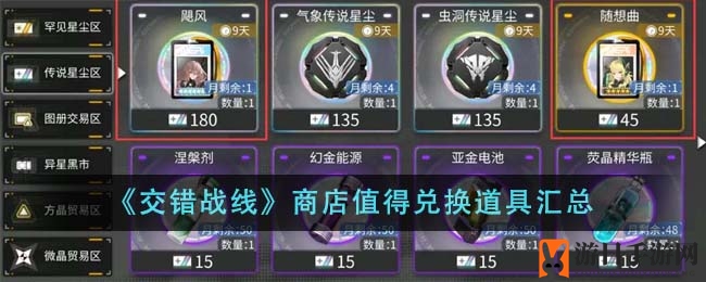 《交错战线》商店攻略：揭秘高性价比道具兑换技巧