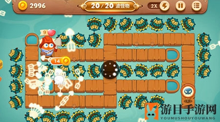 《保卫萝卜3》码头第17关通关攻略
