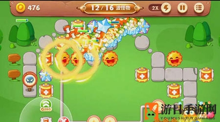 《保卫萝卜3》公园第一关通关攻略