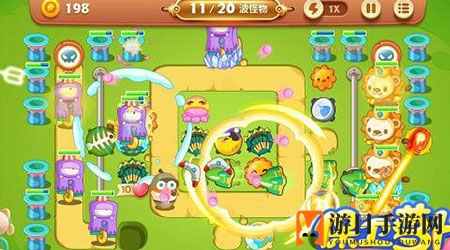 《保卫萝卜3》游乐场第59关通关攻略