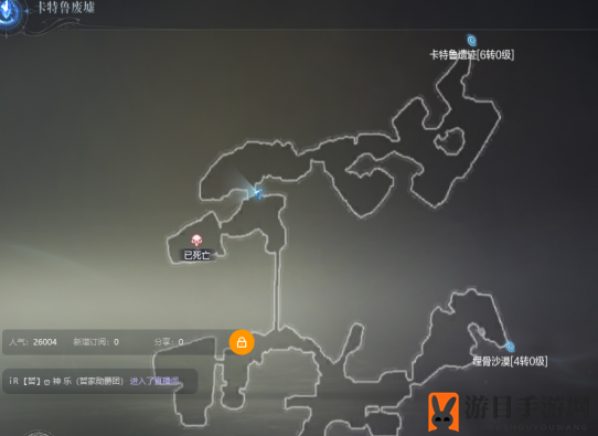 《全民奇迹2》卡特鲁废墟坐标位置分享