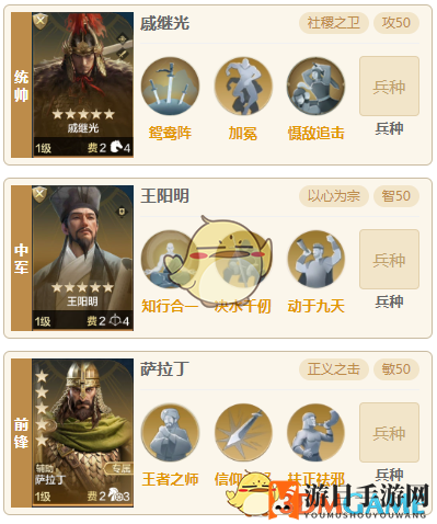 《世界启元》S5赛季王阳明配队推荐