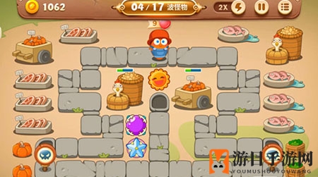 《保卫萝卜3》集市第16关通关秘籍